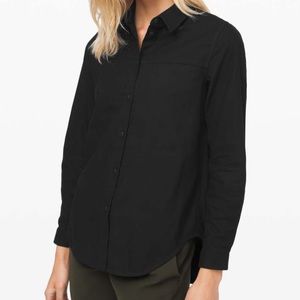 lululemon athletica Black Button Down Shirt